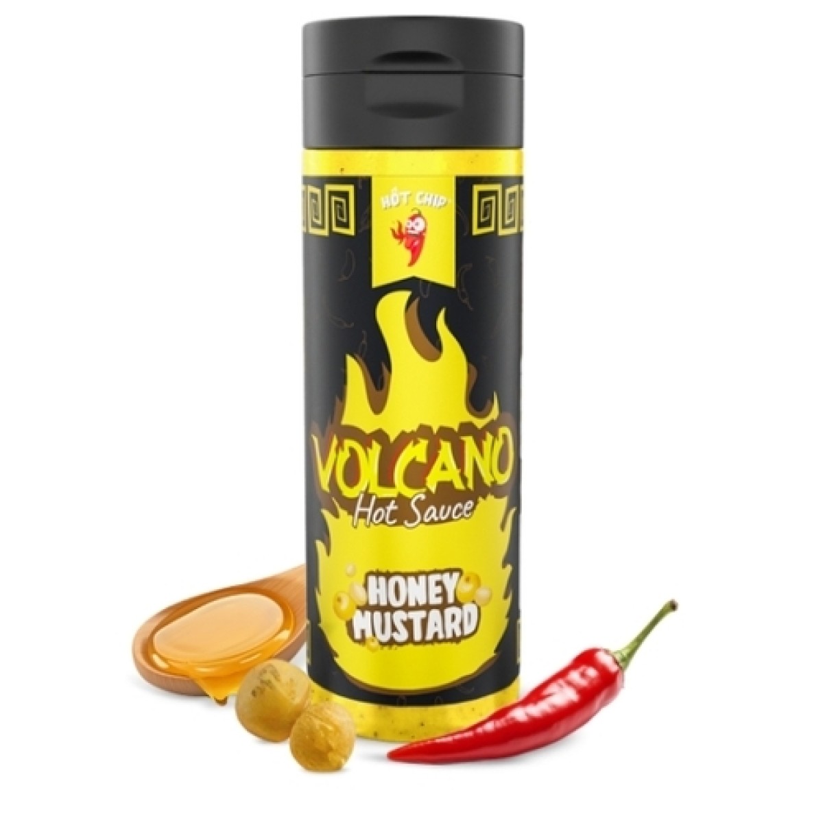 Hot chip volcano honey mustard 270ml